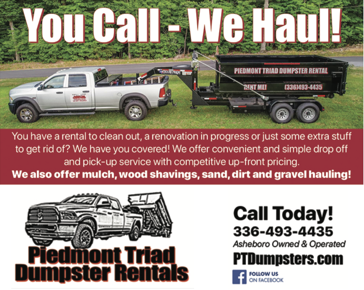 Piedmont Triad Dumpster Rentals
