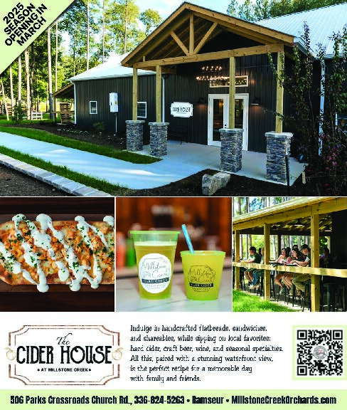 The Cider House at Millstone Creek Orchards – 2025 Season Opening March