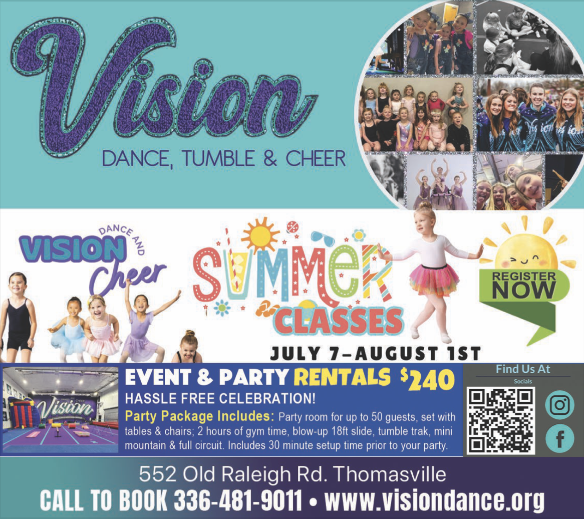 Vision Dance, Tumble & Cheer